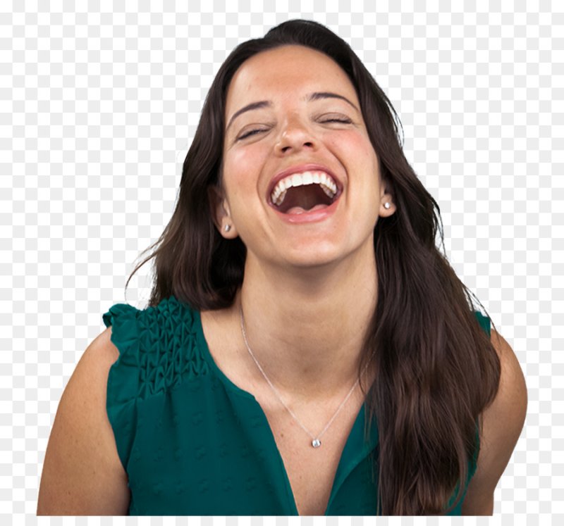 Девушка ржет