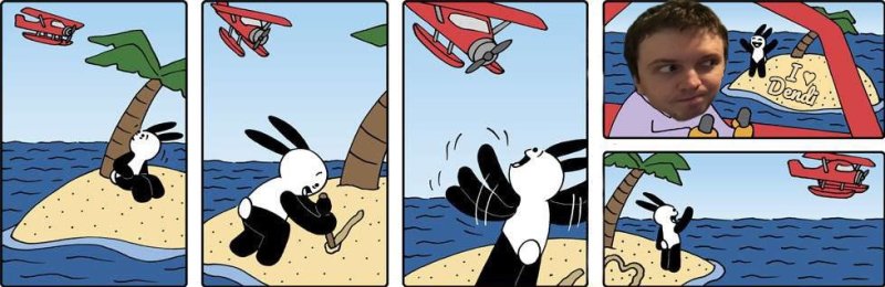 Девушка на необитаемом острове