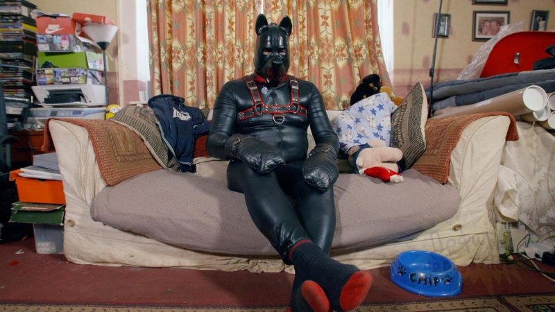 Парень в костюме собаки