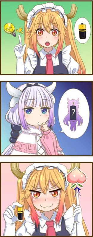 Аниме горничная Кобаяши