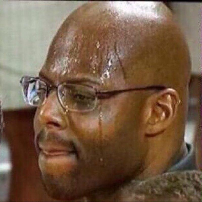 Негр с потом