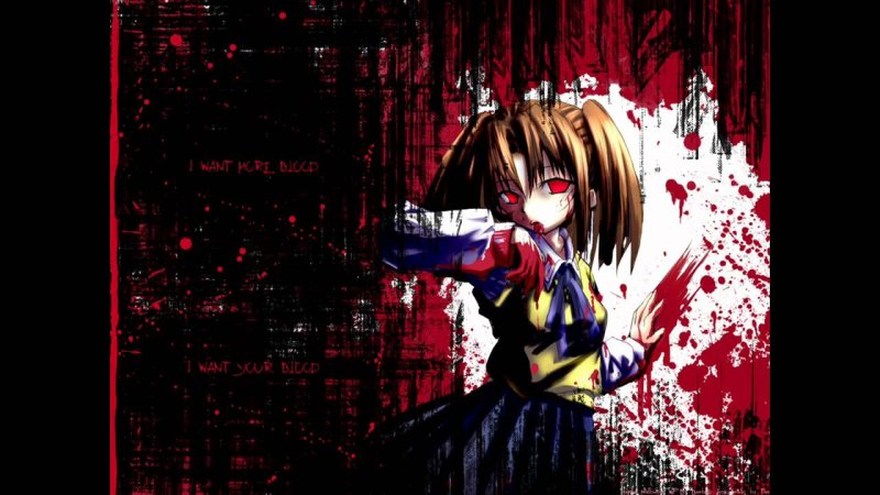 Аниме жестокость кровь