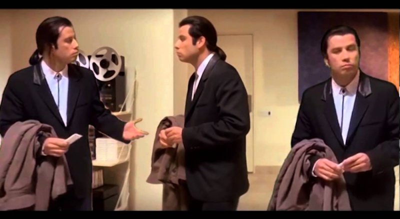 Джон Траволта Криминальное чтиво