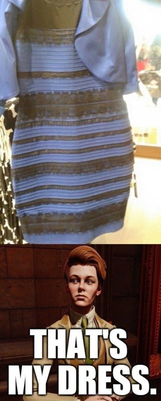 Чёрно синее платье или