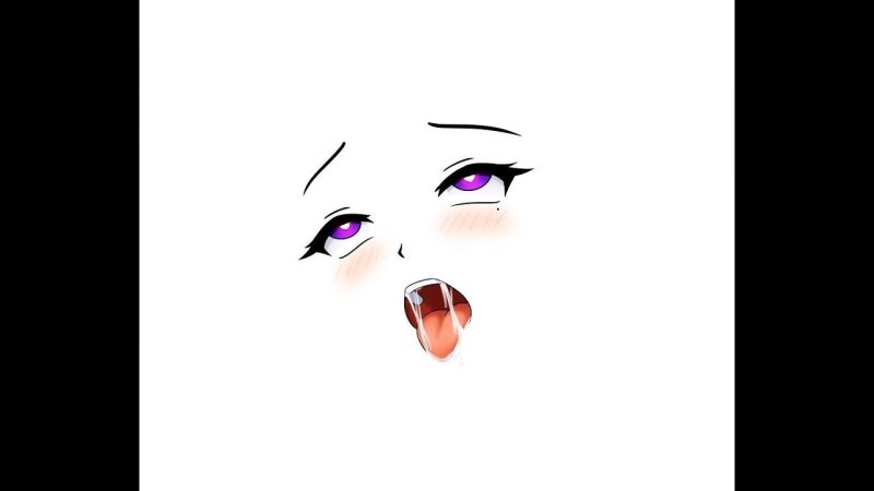 Ахегао глаза