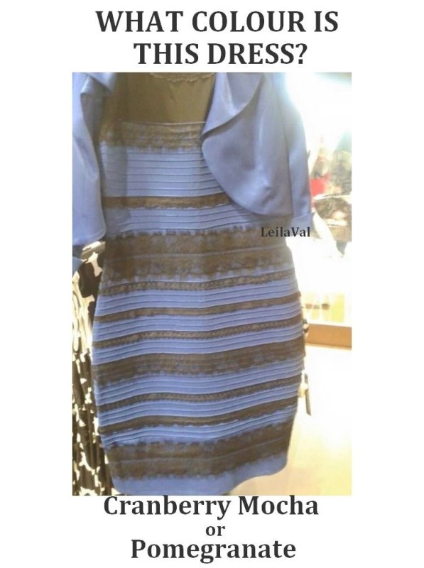 Цвет платья