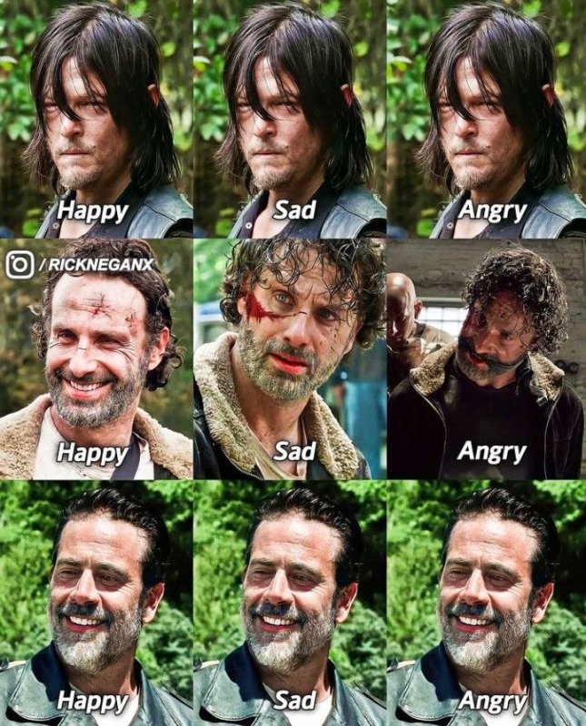 Мемы по ходячим мертвецам