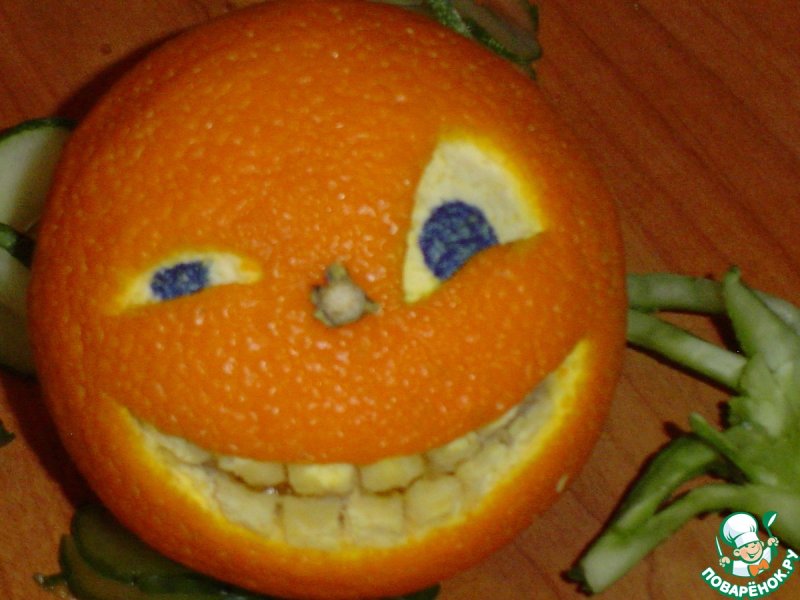 Смешной мандарин