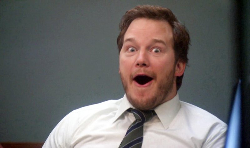 Крис Прэтт удивление