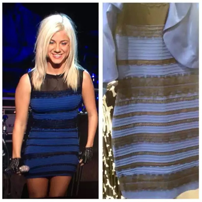 Сине-черное платье