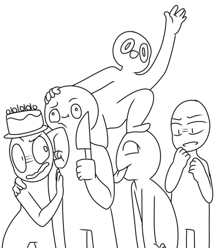 Смешные манекены для рисования