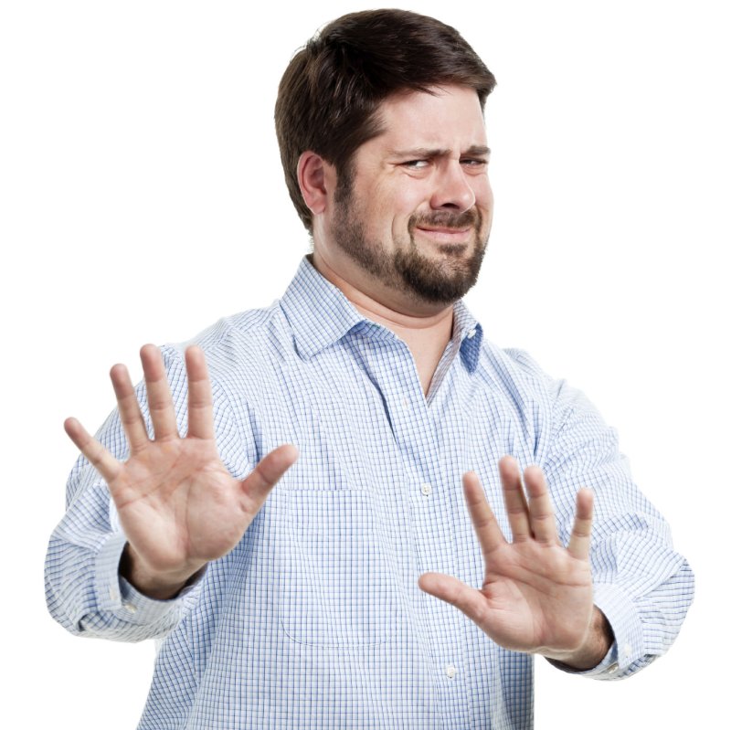 Человек отказывается