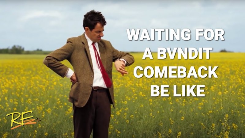 Мистер Бин ждет в поле