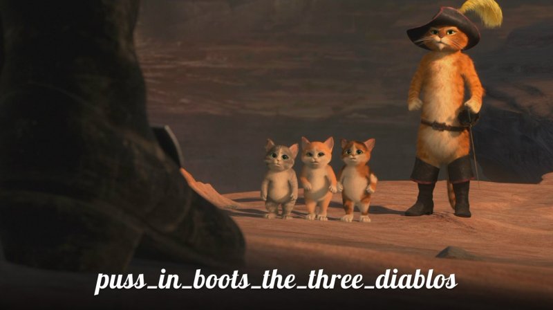 Шрек 3 кот в сапогах