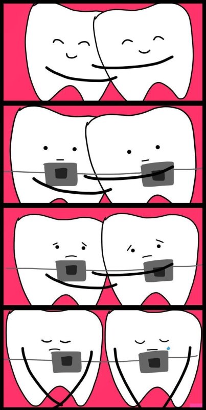 Комиксы про зубы