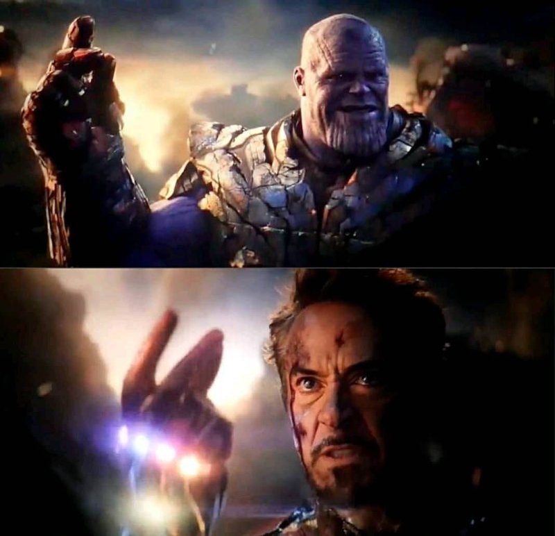 Танос и Тони Старк