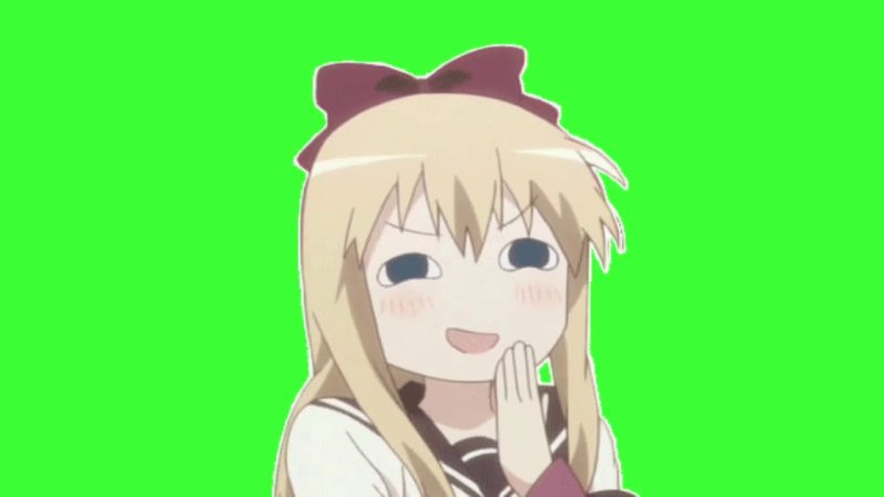 Аниме тянка смеется