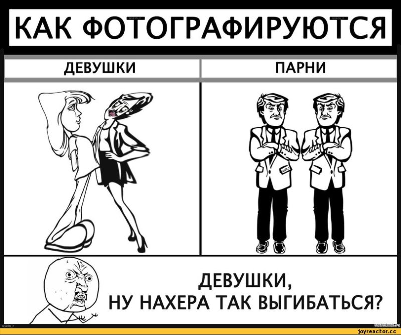 Девушки парни Мем сравнение