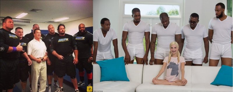 Афроамериканцы и белая девушка