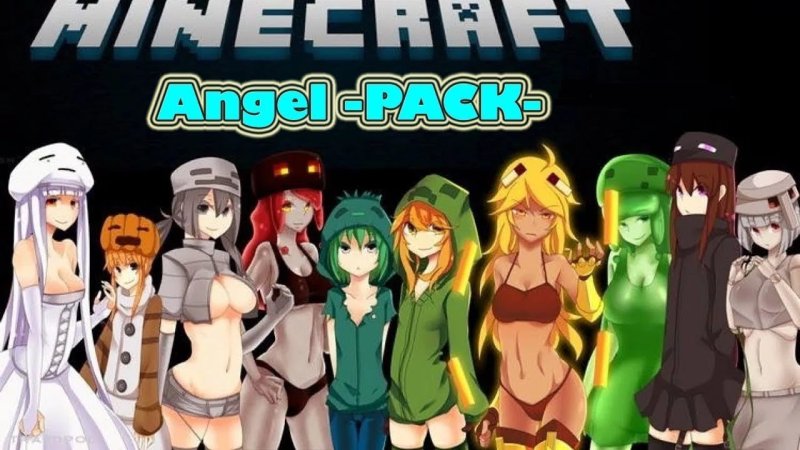 Аниме текстур пак для майнкрафт