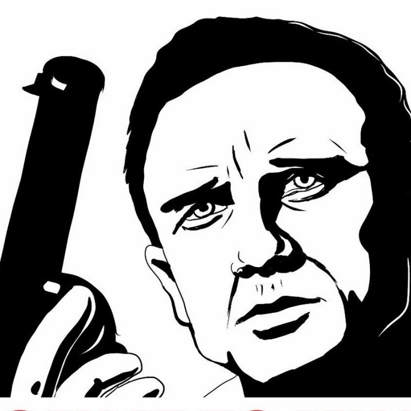 Чел с пистолетом Мем