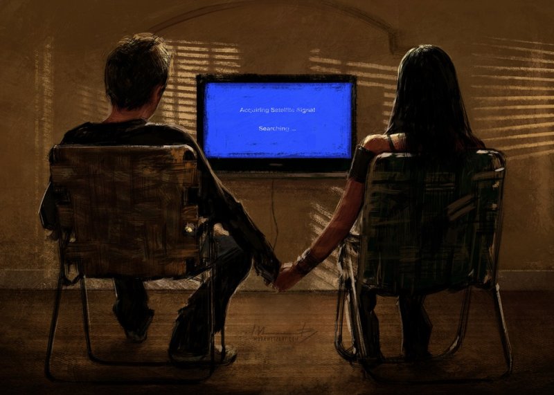 Джесси Пинкман и Джейн телевизор