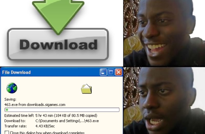 Негр улыбается