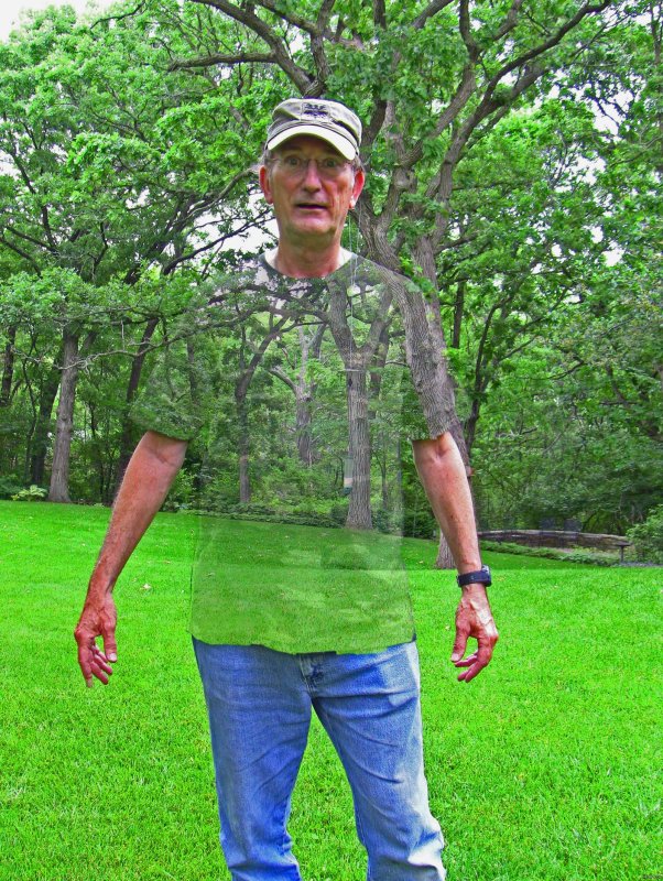 Смешной чел в камуфляже