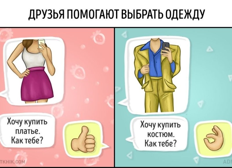 Мужчины и женщины различия