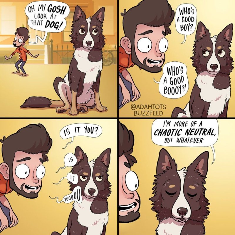 Собака из комиксов