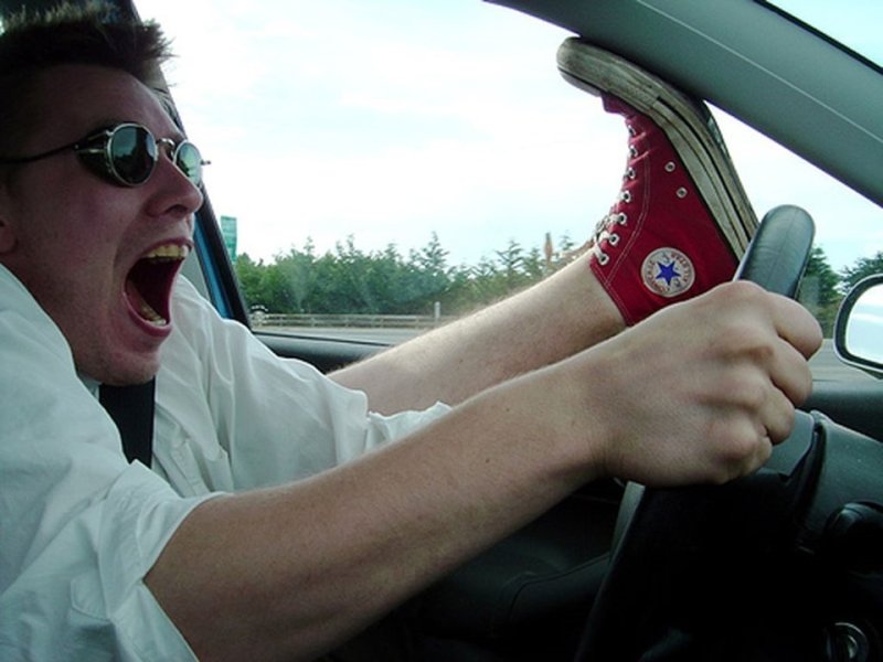 Сумасшедший водитель