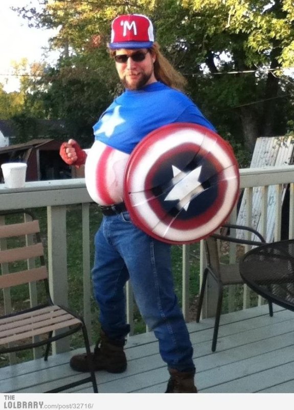 Капитан Америка приколы