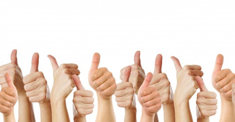 Рука большой палец вверх