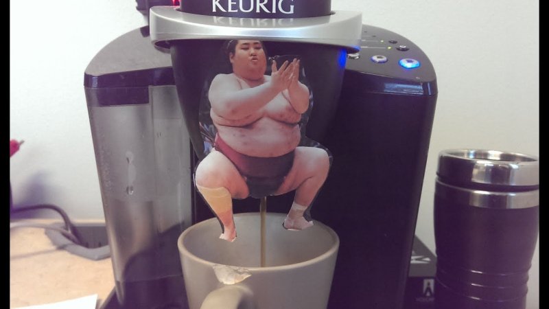 Кофеварка смешная