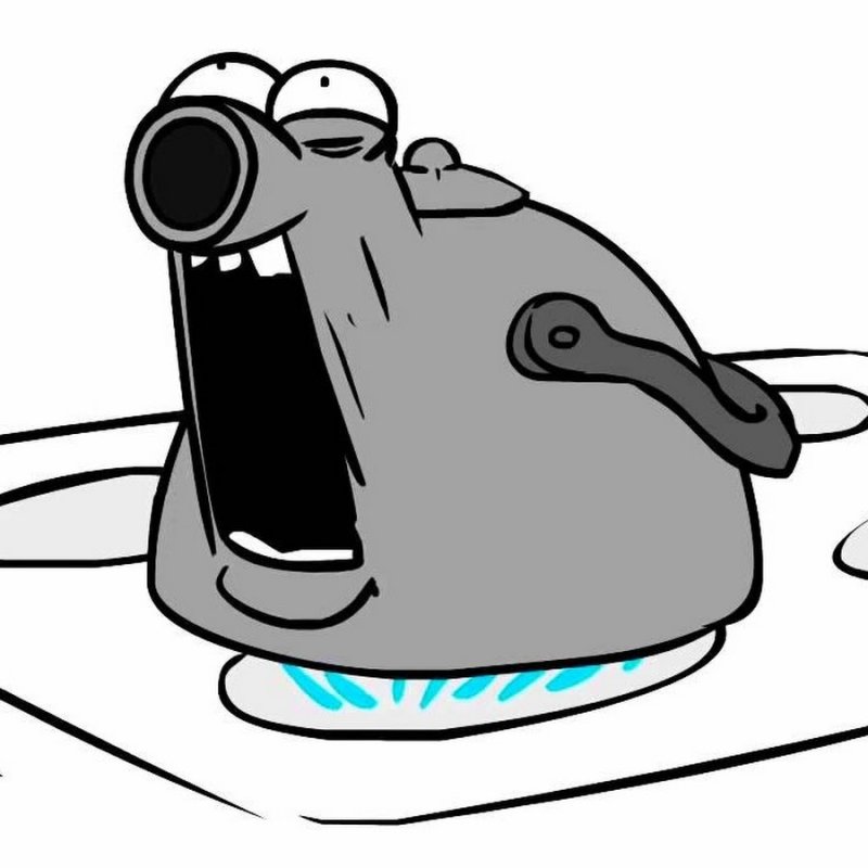 Чайник горит Мем