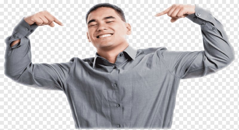 Показывает пальцем