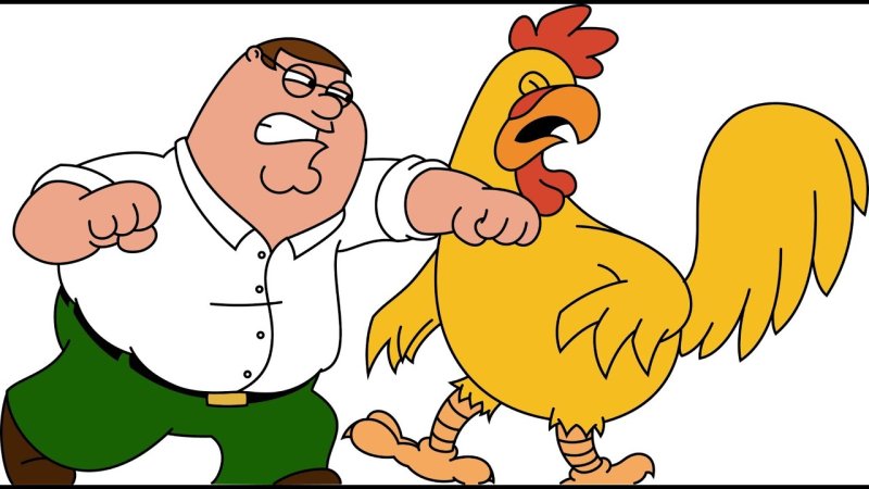 Питер Гриффин и курица