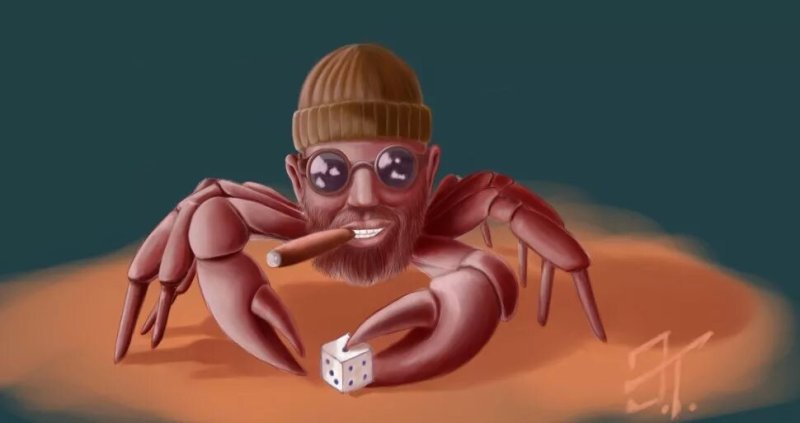 Смешной краб