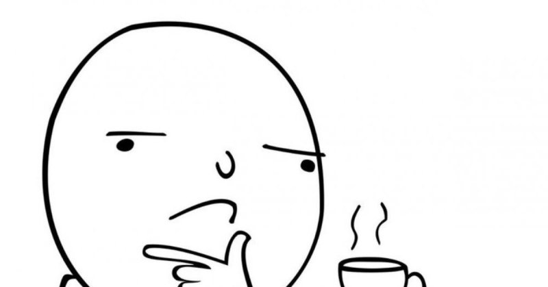 Задумался Мем