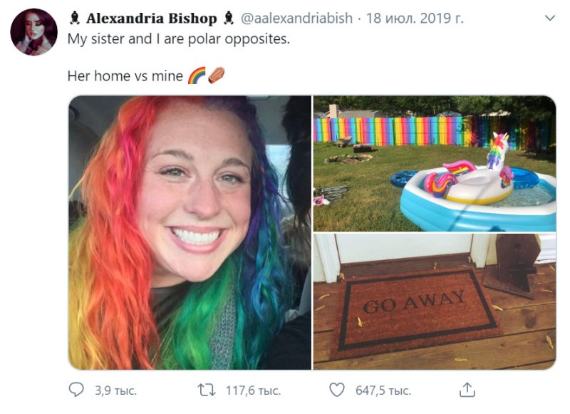 Радужная прическа Мем