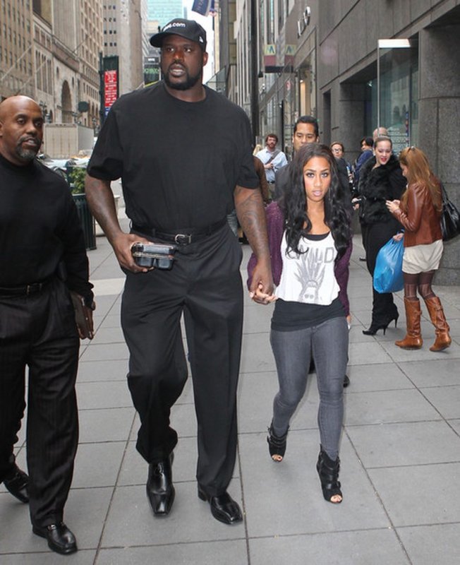 Шакил о'Нил с женой рост