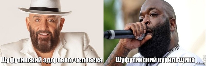 Михаил Шуфутинский выглядывает