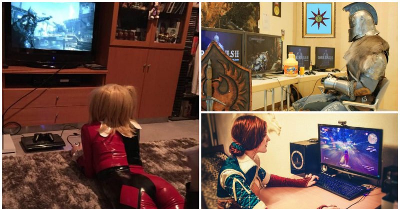 Приколы про девушек геймеров