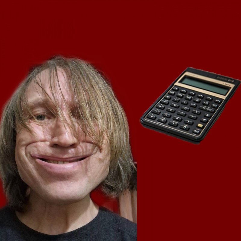 Человек с калькулятором