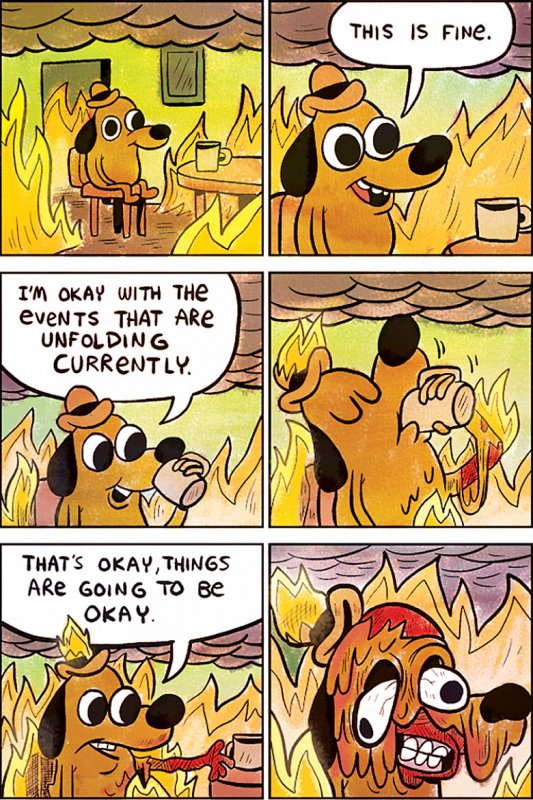 Пес в горящем доме