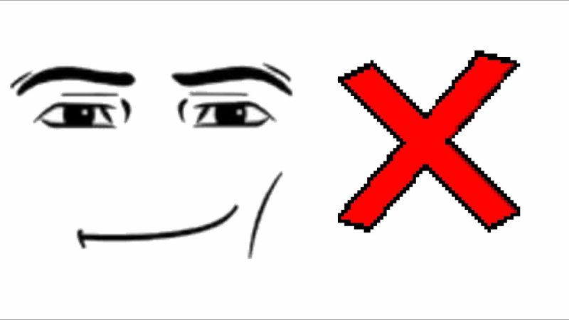 Мужское лицо РОБЛОКС