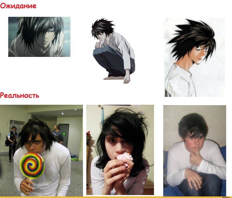 Ожидание реальность аниме