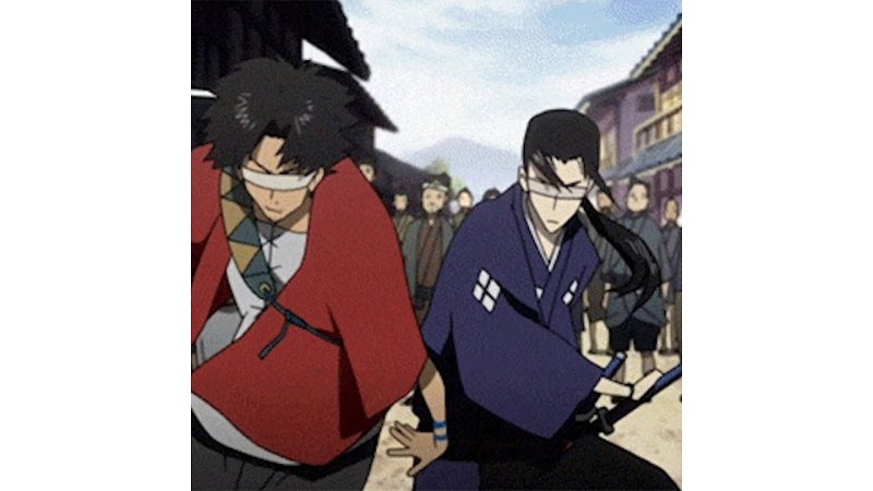 Самурай Чамплу гифка