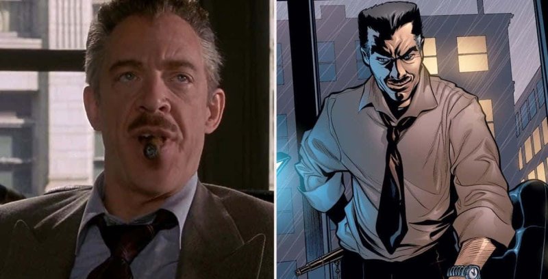 J Jonah Jameson человек паук