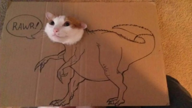 Котов динозавров